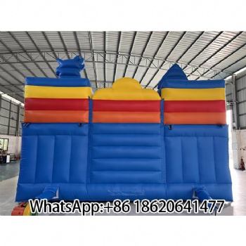 Colorful Inflatable Bounce House with Fruit & Water Elements