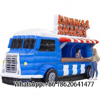 Inflatable “Drinks & Snacks” Food Truck Bounce House