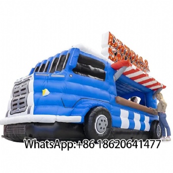 Inflatable “Drinks & Snacks” Food Truck Bounce House