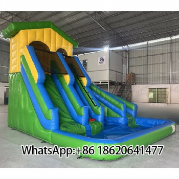 Multi - Lane Inflatable Water Slide: Race to the Fun