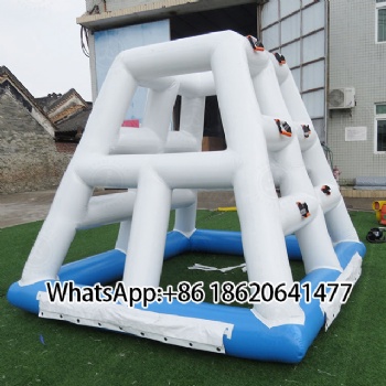 Inflatable Water Climbing Tower – Outdoor Aqua Adventure Play Structure