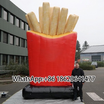 Inflatable French Fries Advertising Display with Custom Logo