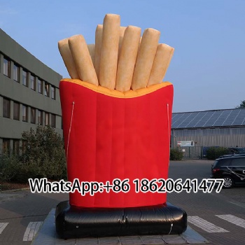 Inflatable French Fries Advertising Display with Custom Logo
