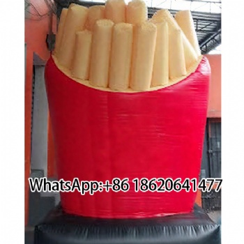 Inflatable French Fries Advertising Display with Custom Logo