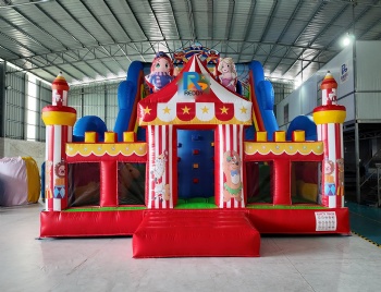 clown inflatable playground slide