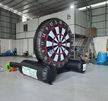 soccer dart inflatable sport game with verlcro ball