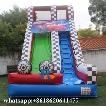 cars inflatable bouncer slide