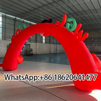 Hot Sale Oxford Inflatable Clown Archway for Outdoor Entrance Race Start Finish